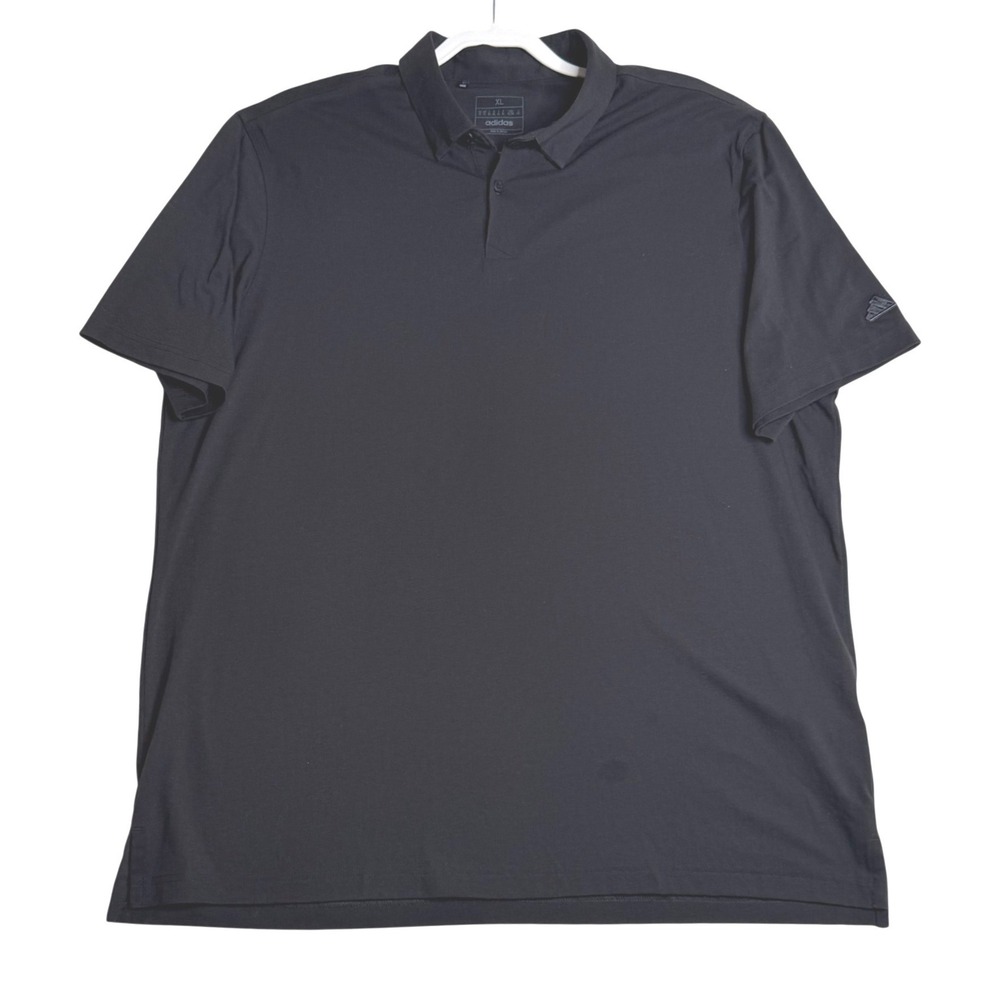 Adidas HY7165 Short Sleeve Performance‎ Golf Athletic Polo Shirt Black Mens XL